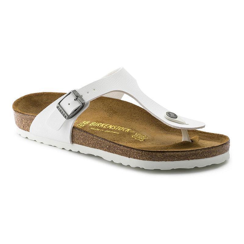 Birkenstock Birko-flor Gizeh Herre Hvide | DK 232GSO